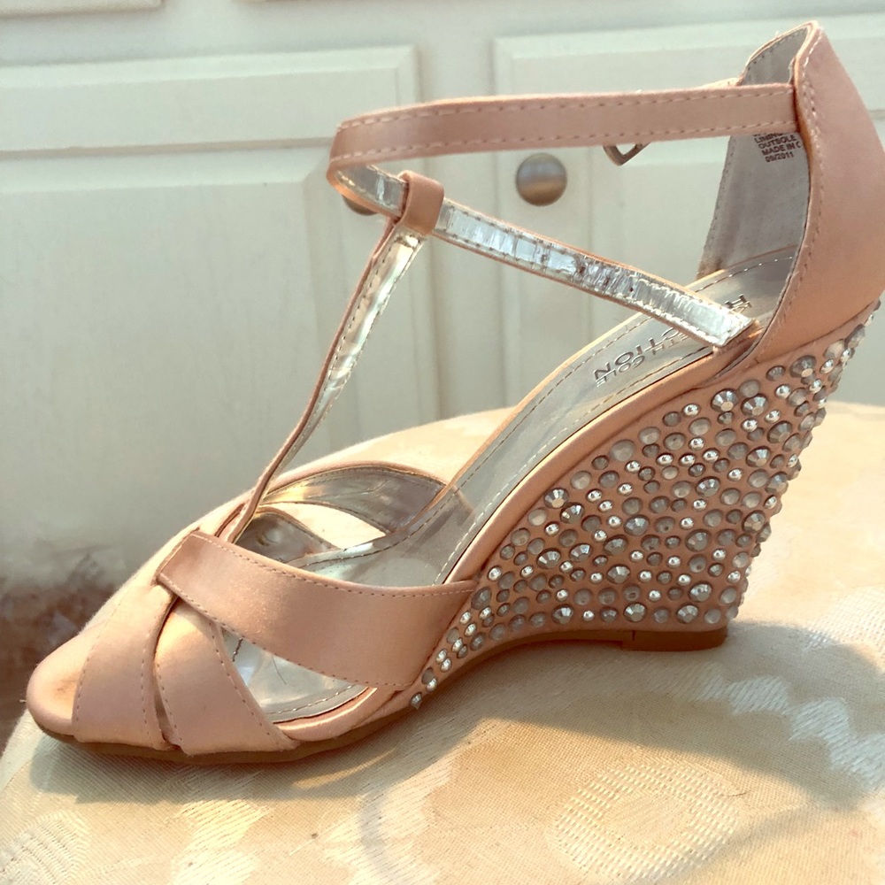 Kenneth Cole formal wedge wedding shoes